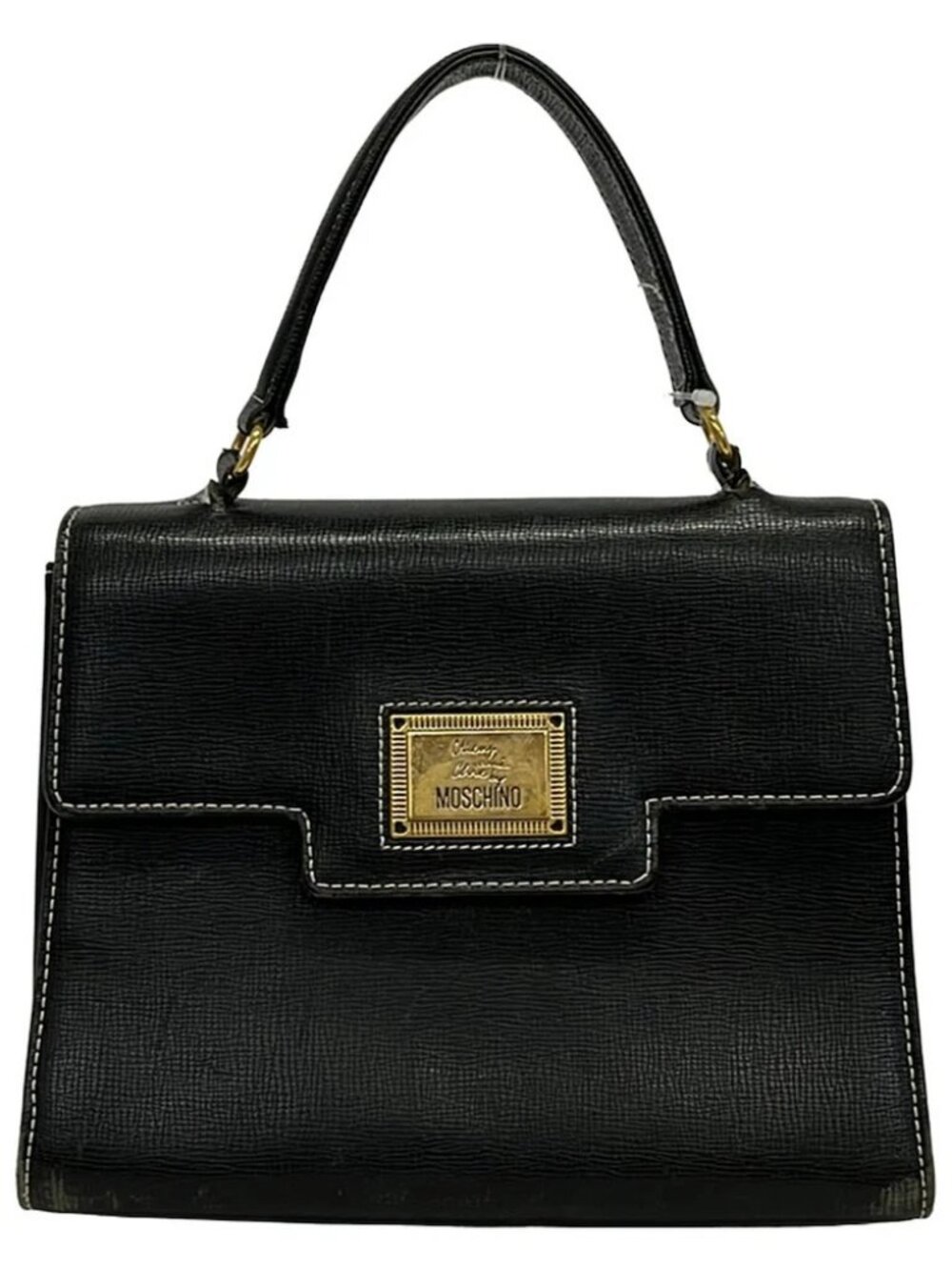 MOSCHINO CHEAP&CHIC Black Leather Handbag